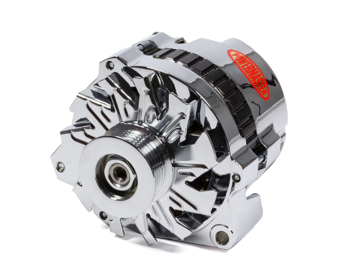 Powermaster Performance CS130 GM 140A Chrome Alternator PWM37461