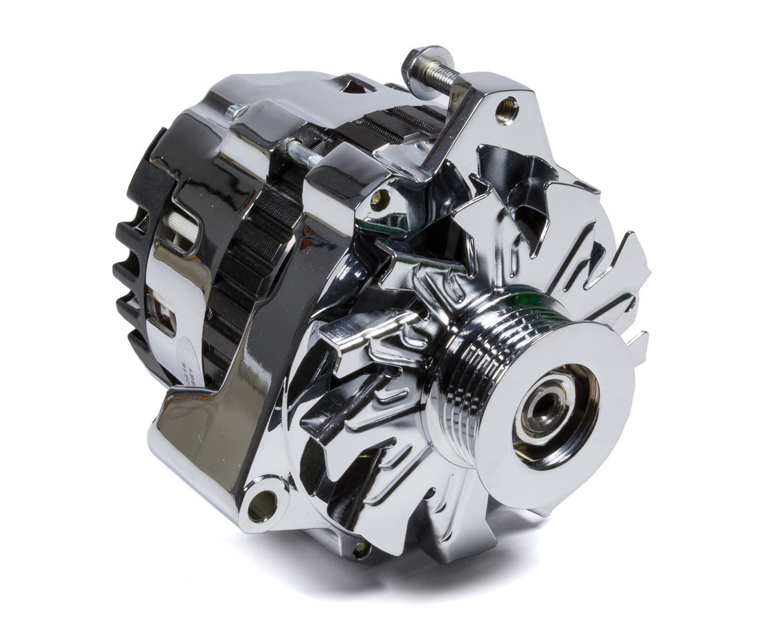 Powermaster Performance Chrome GM CS130 140 Amp Alternator PWM37861