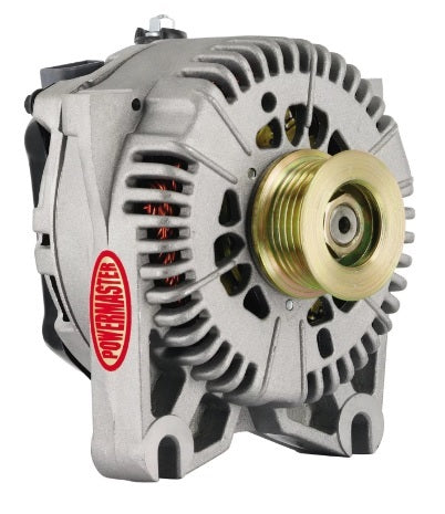 Powermaster Performance 200amp Alternator Ford 4G Style Natural Finish PWM47781