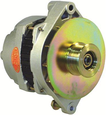 Powermaster Performance 200amp Alternator GM CS 144 Style Natural Finish PWM47805