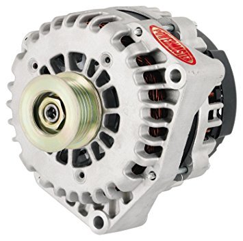 Powermaster Performance 220amp Alternator GM AD 244 Style Natural Finish PWM48237