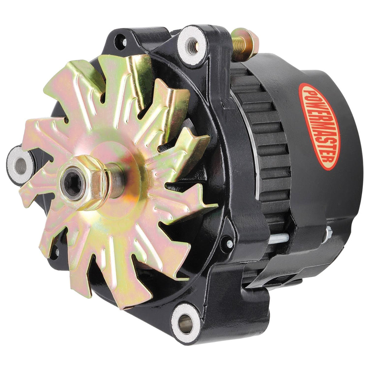 Powermaster Performance XS Volt Alternator GM CS130 140 Amp Black PWM58028