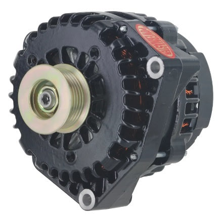 Powermaster Performance 220amp Alternator GM AD 244 Style w/Black Finish PWM58237