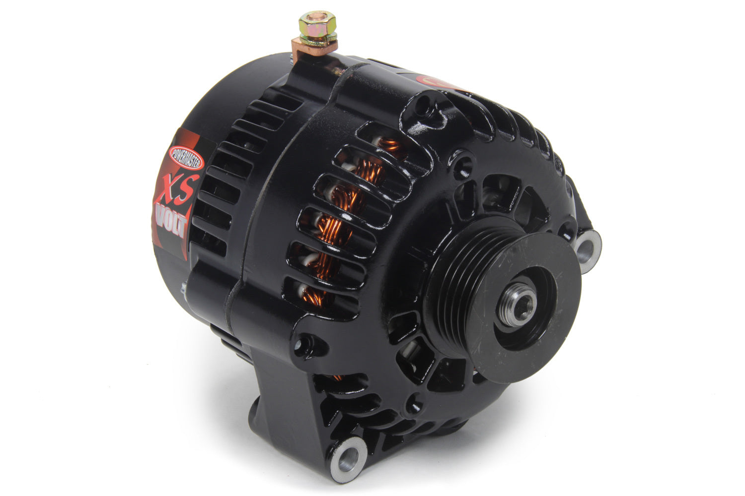 Powermaster Performance Alternator 165 Amps GM 6-Groove - Black PWM582478