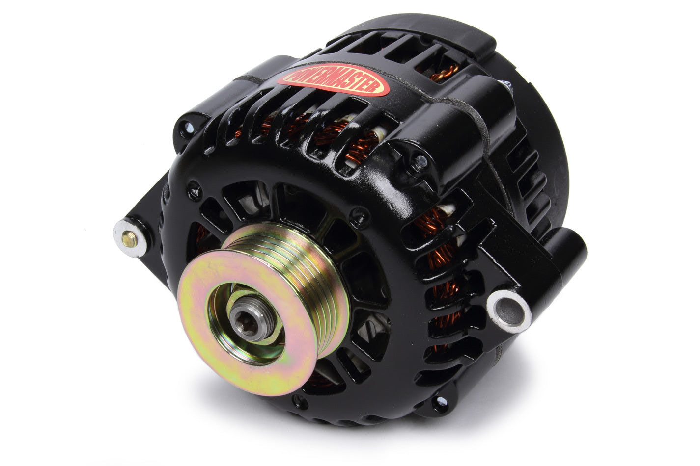 Powermaster Performance 165amp Alternator GM AD 230 Style w/Black Finish PWM58414