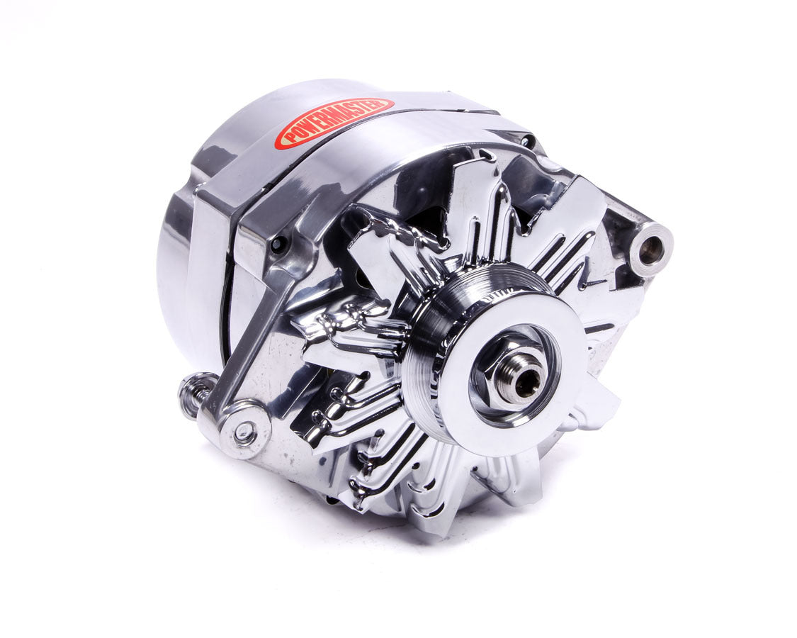Powermaster Performance Polished Delco 150amp Alternator 1 Wire PWM67293
