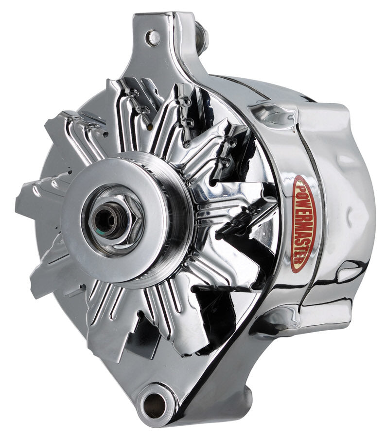 Powermaster Performance Ford 150 Amp Alternator Chrome Finish PWM8-37141