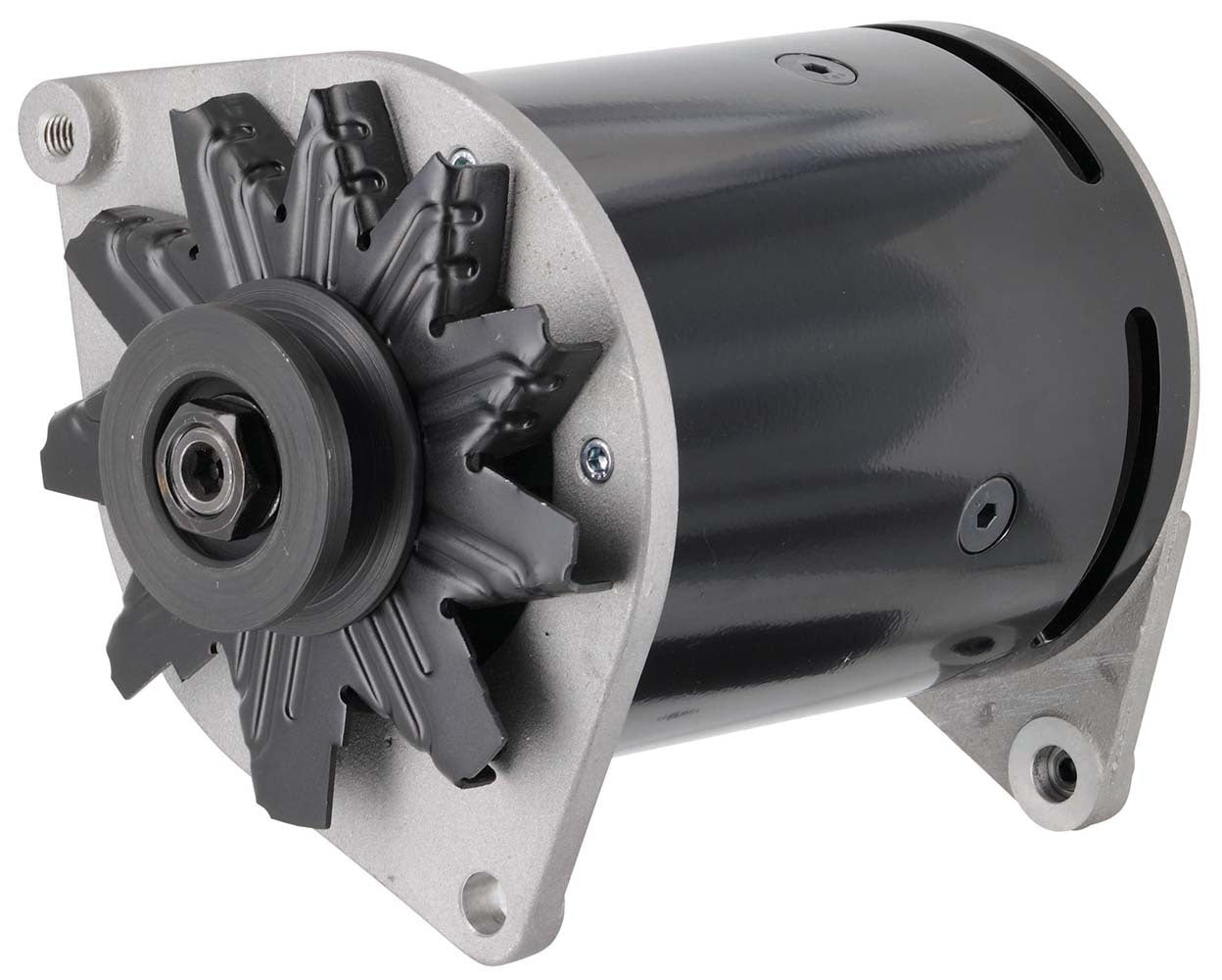 Powermaster Performance Power Generator Ford 90 Amps Swing Mount Black PWM82101