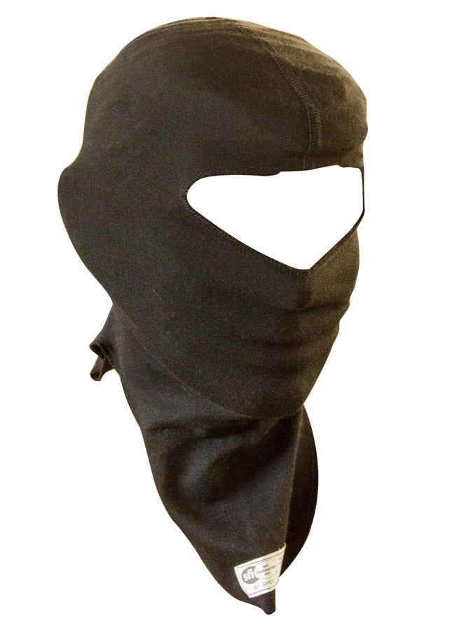 PXP Racewear Head Sock Black Youth 1 Layer Single Eye Port PXP1411Y