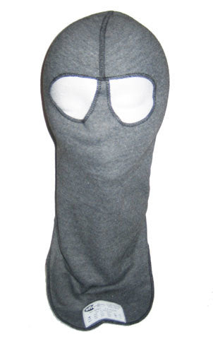 PXP Racewear Head Sock Grey Dual Eyeport 2 Layer PXP2422