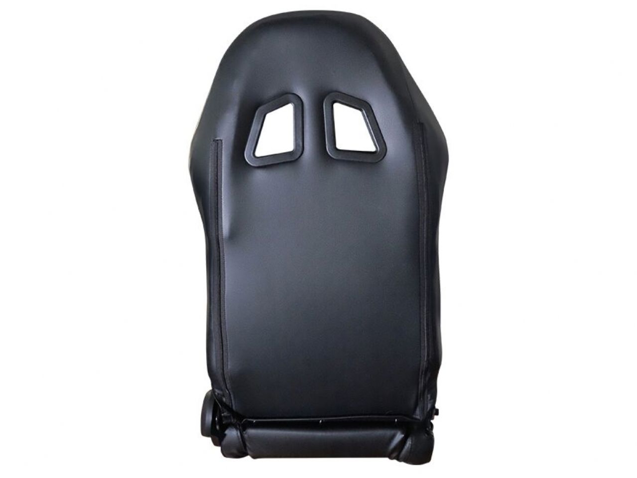 NRG Pvc Leather Sport Seats Black W/ Black Trim W/ Logo