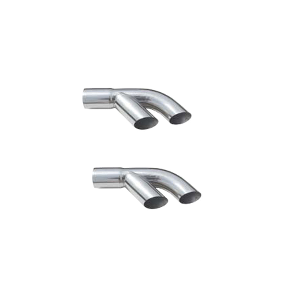 Pypes Performance Exhaust Exhaust Tip Slip Fit 3in to Dual 3in PYPEVT13