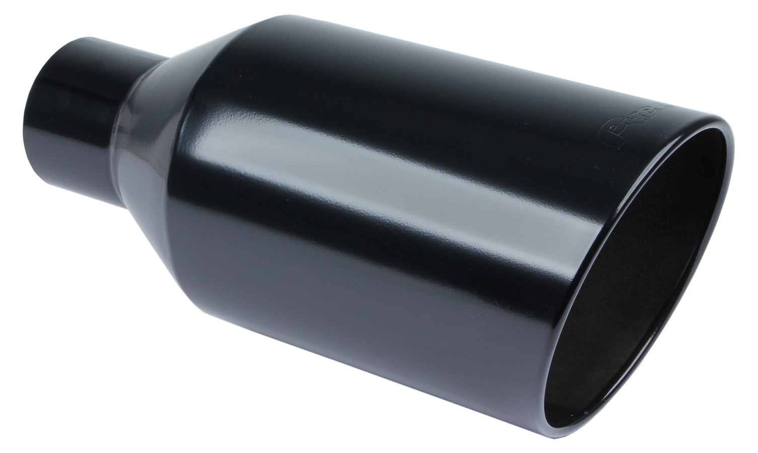 Pypes Performance Exhaust Exhaust Tip 4in x 8in 18in L Black Weld-on PYPEVT408B