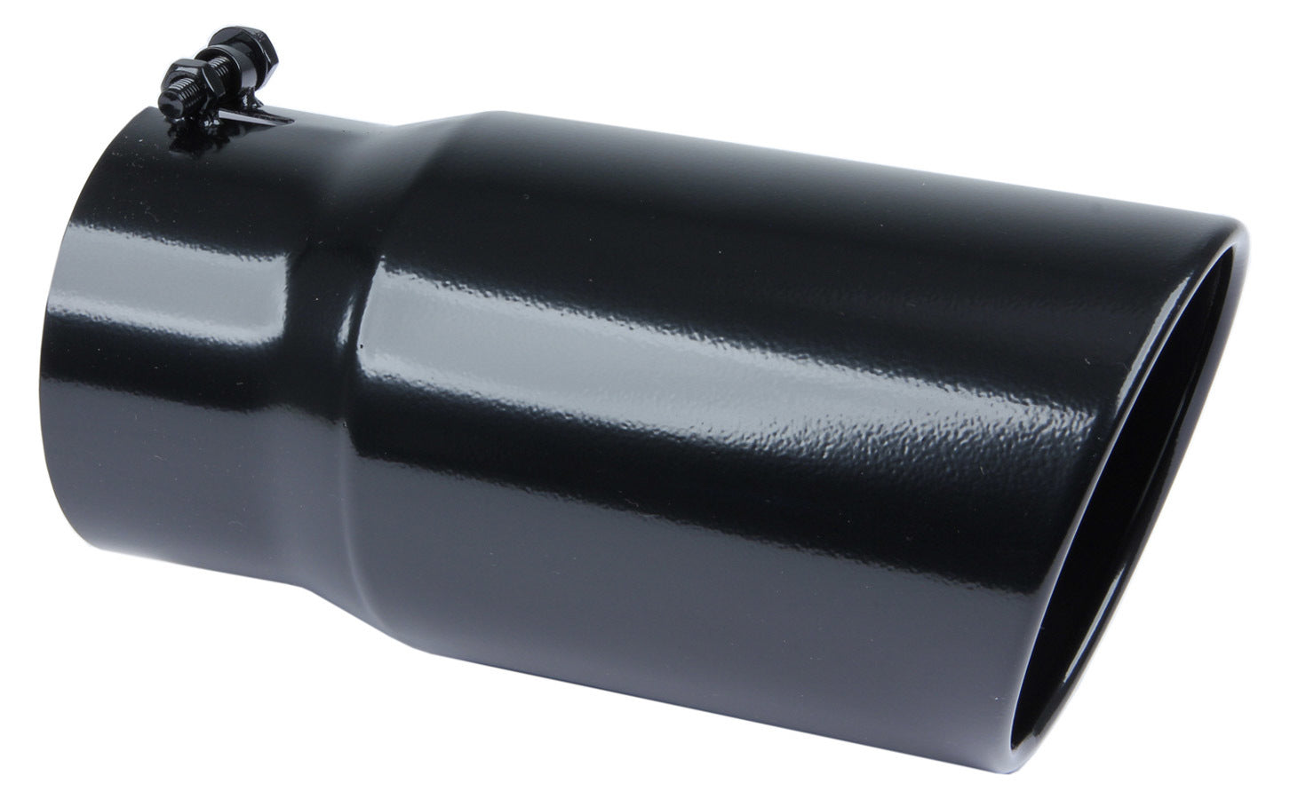 Pypes Performance Exhaust Exhaust Tip 5in x 6in 12in L Black Weld-on PYPEVT506B