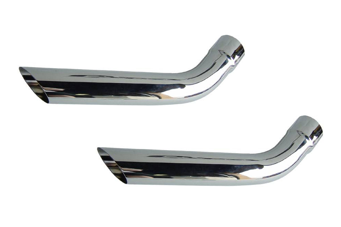 Pypes Performance Exhaust Exhaust Tips Slip Fit 2.5in Pair (Short) PYPEVT59