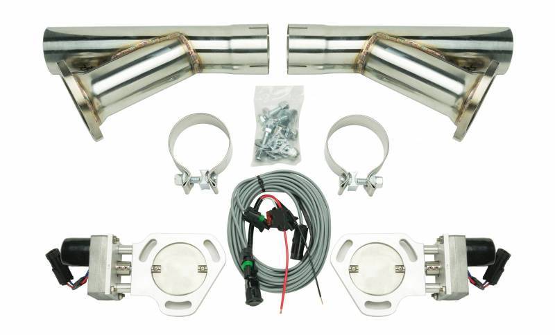 Pypes Performance Exhaust Exhaust Cutout Kit Dual w/YPipe 2.5in Pair PYPHVE10K