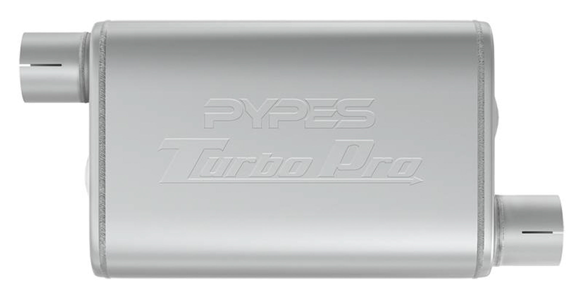 Pypes Performance Exhaust Turbo Pro Muffler 2.5in Offset In/Out PYPMVT10