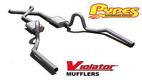 Pypes Performance Exhaust 64-72 GM A-Body Cross member Back Exhaust Kit PYPSGA10V