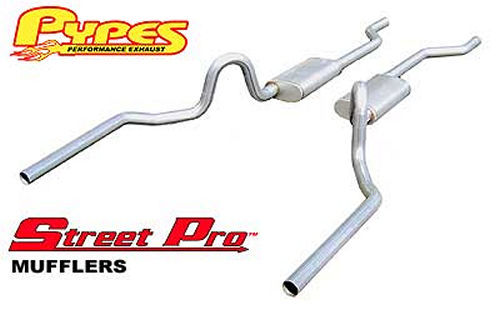 Pypes Performance Exhaust 64-72 GM A-Body 2.5in Crossmember Back Exhaust PYPSGA30S