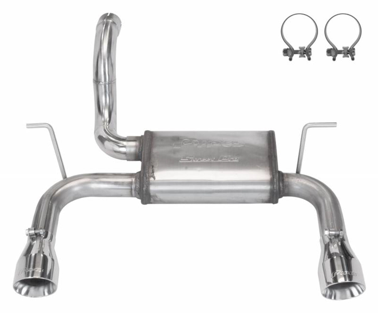 Pypes Performance Exhaust 18- Jeep Wrangler JL 2. 0/3.6L Axle Back Exhaust PYPSJJ24S