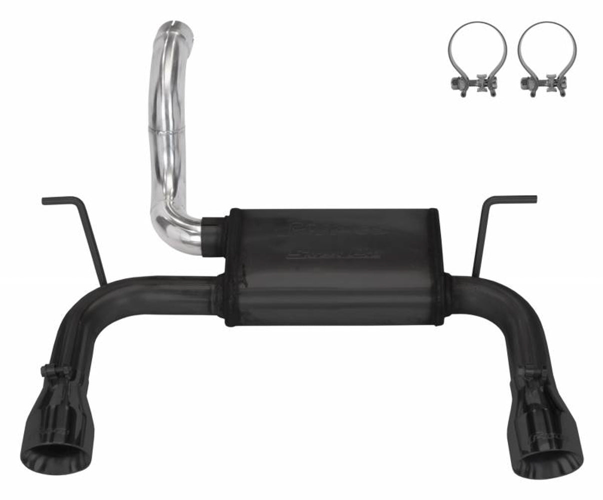 Pypes Performance Exhaust 18- Jeep Wrangler JL 2. 0/3.6L Axle Back Exhaust PYPSJJ24SB