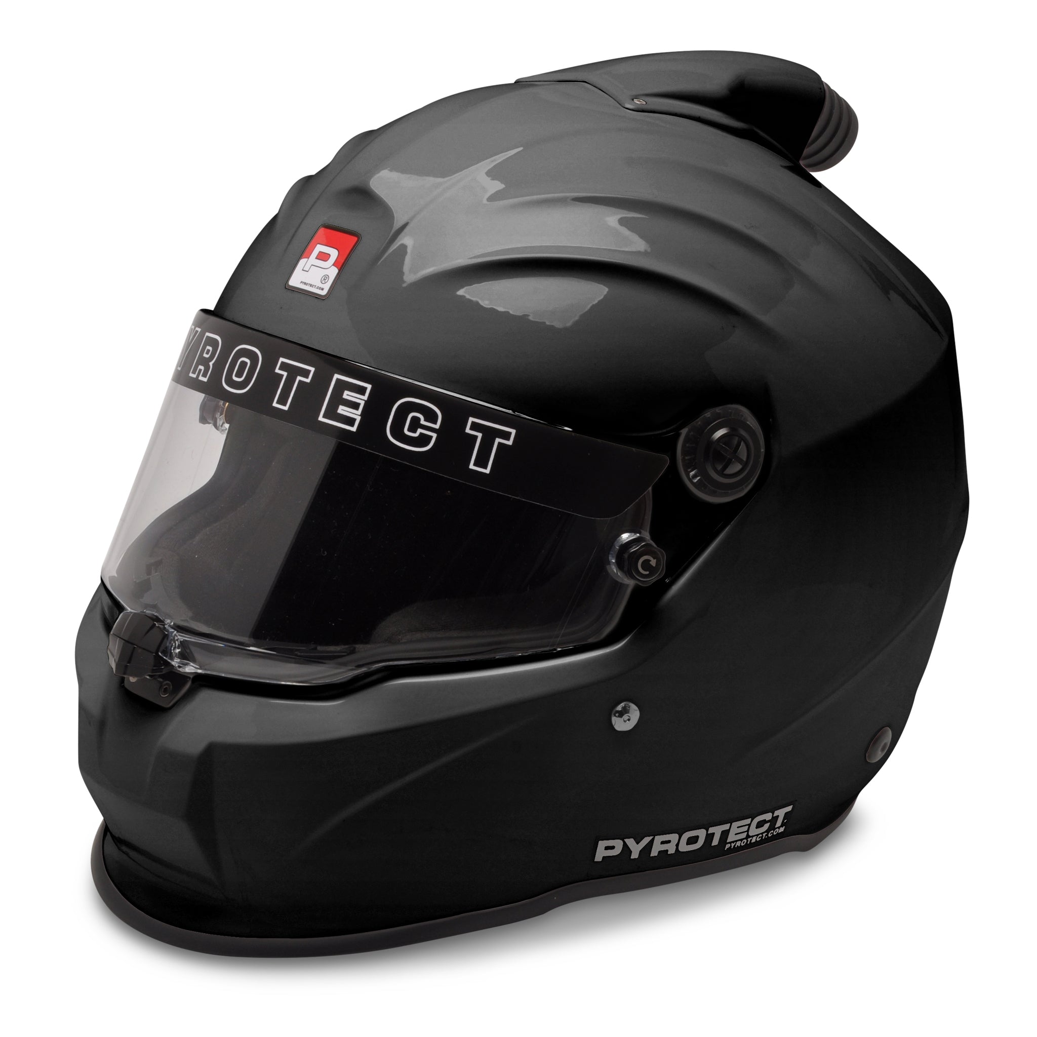 Pyrotect Helmet Pro X-Lrg Gloss Black Top Air D/B SA2020 PYRHB821520