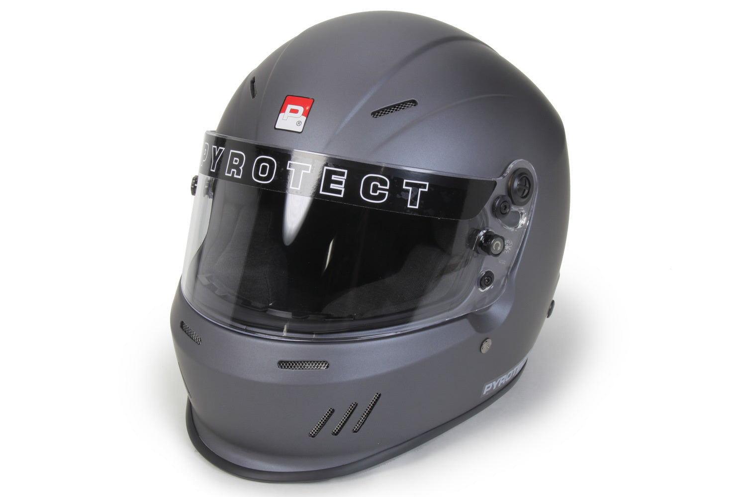 Pyrotect Helmet Ultra Small Flat Grey Duckbill SA2020 PYRHG613220