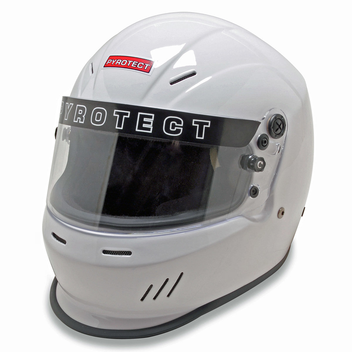 Pyrotect Helmet Ultra Small White Duckbill SA2020 PYRHW610220