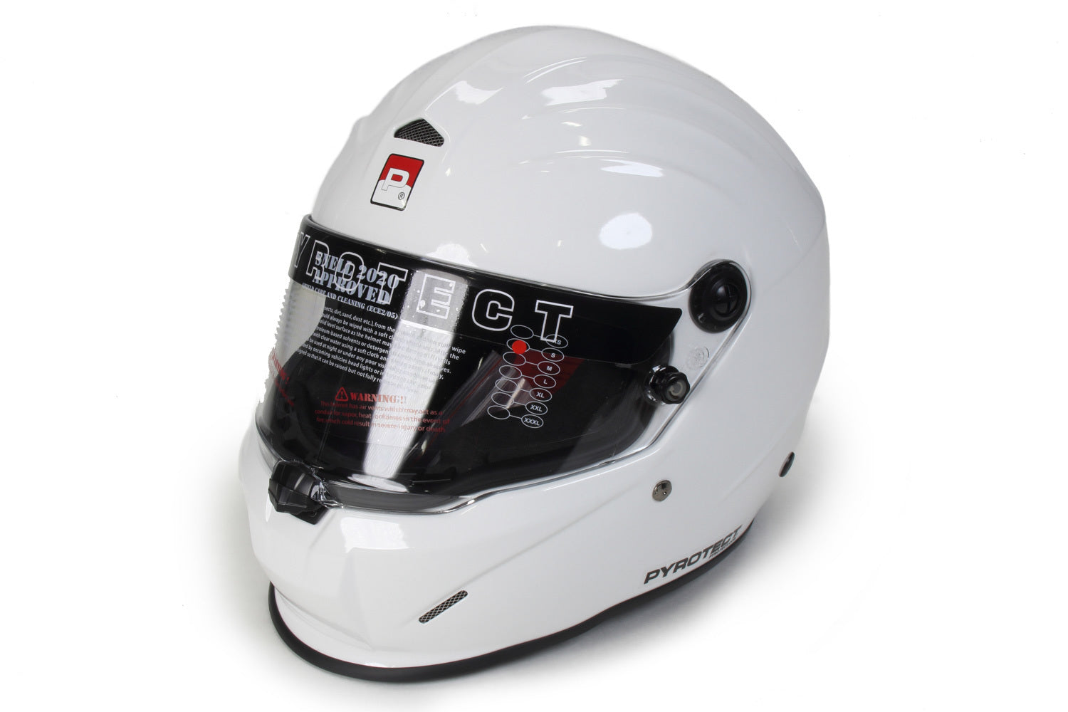 Pyrotect Helmet Pro Small White Duckbill SA2020 PYRHW800220