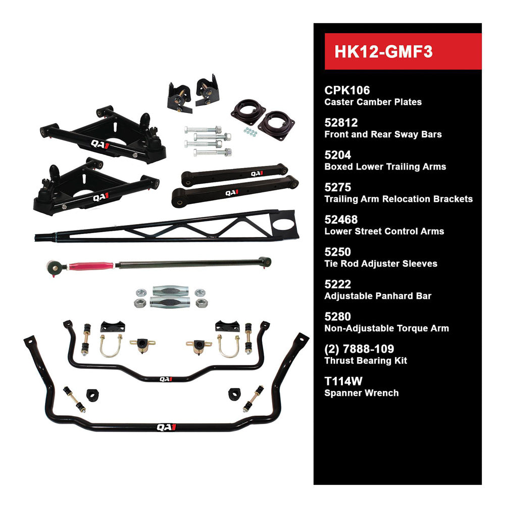 QA1 Precision Products Handling Kit Level 2 GM Discontinued 12/03/21 VD QA1HK12-GMF3