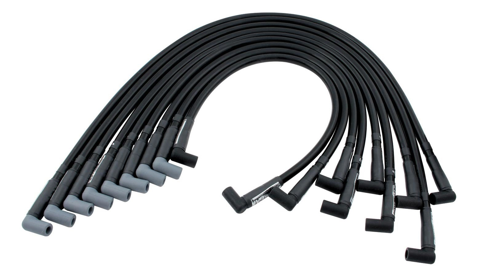 Quickcar Racing Products Spark Plug Wire Set - SBC Blk w/24in Coil Wire QRP40-300