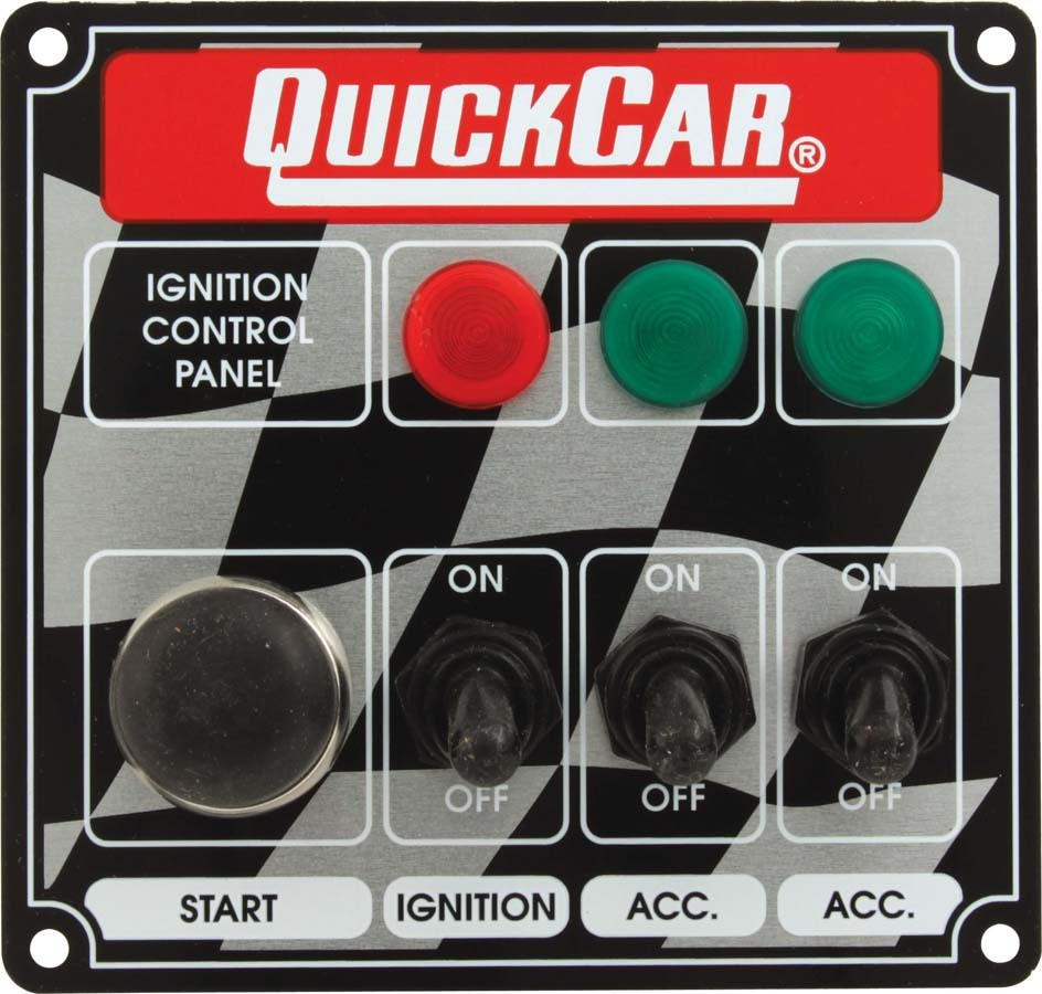 Quickcar Racing Products ICP - Ignition Switch 2 Acc. Switch QRP50-025