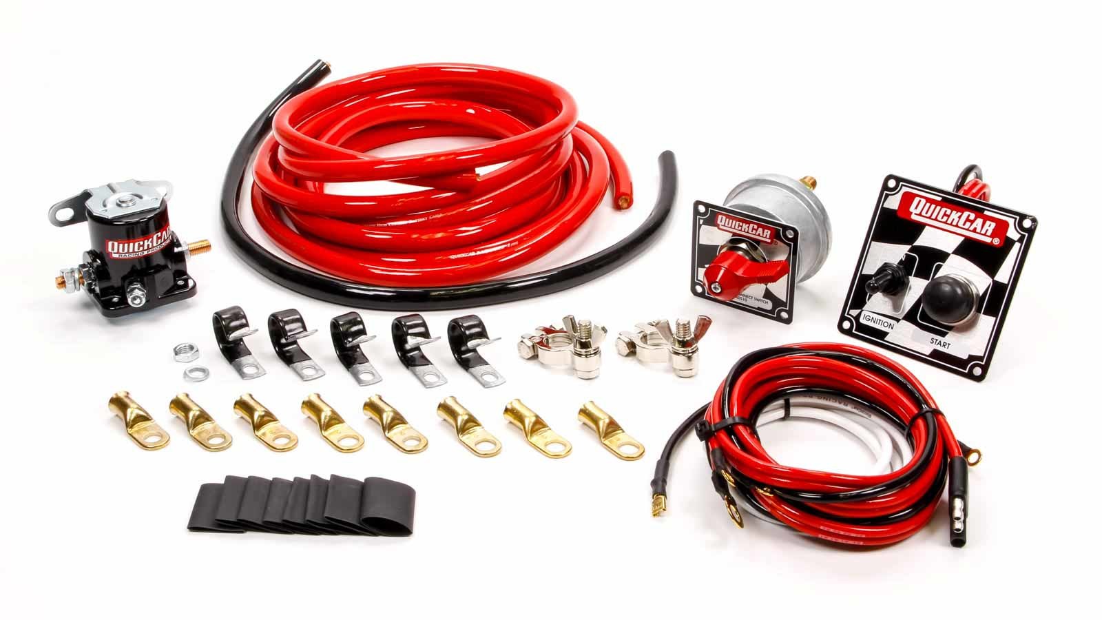 Quickcar Racing Products Wiring Kit 4 Gauge with 50-102 Panel QRP50-235