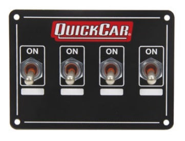 Quickcar Racing Products Accessory Panel 4 Switch Weatherproof QRP50-719