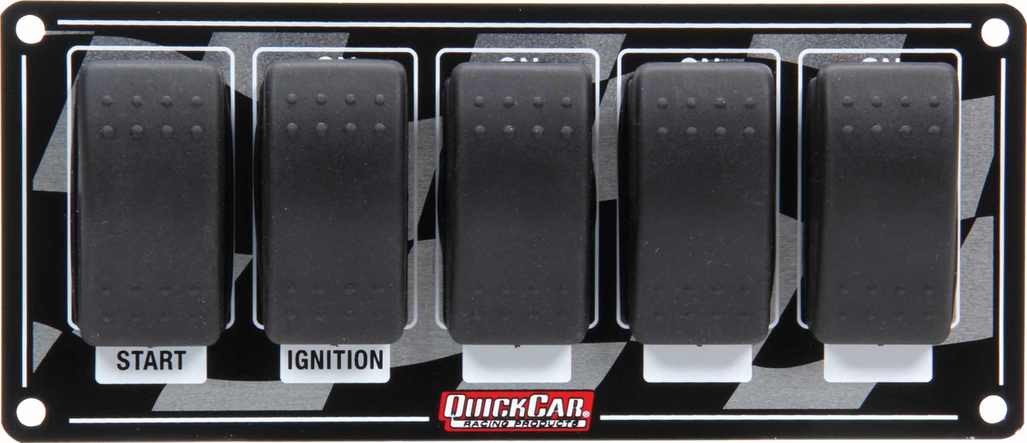 Quickcar Racing Products Ignition Panel w/ Rocker Switches QRP52-165