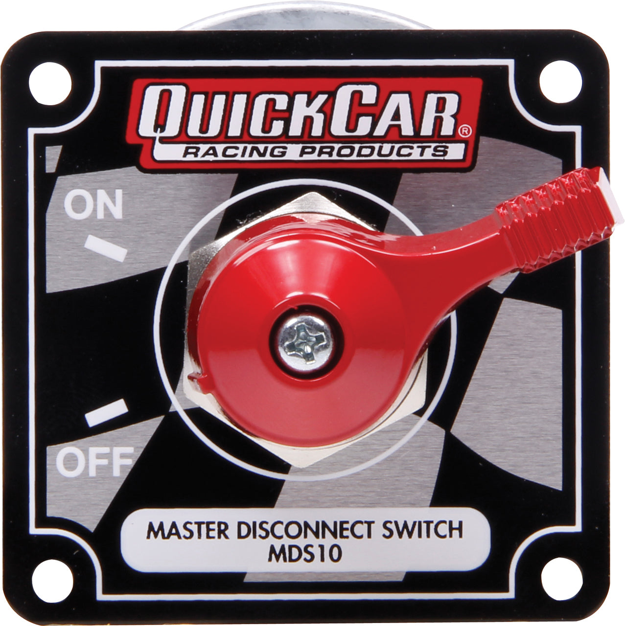 Quickcar Racing Products Master Disconnect High Amp 4 Post Flag Plate QRP55-008