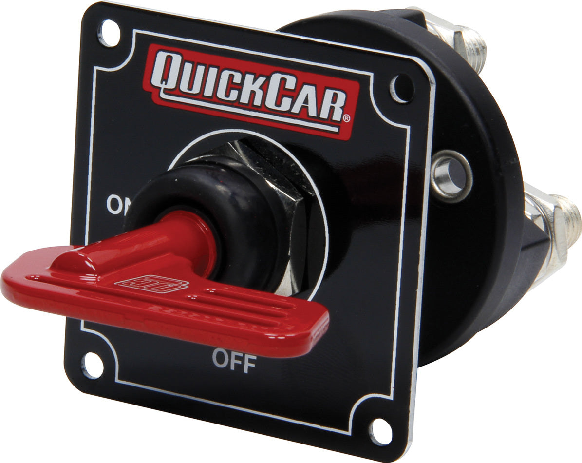 Quickcar Racing Products Master Disconnect Black w/Removable Red Key QRP55-030