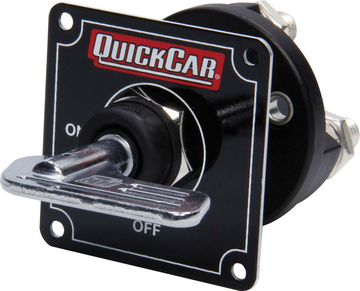 Quickcar Racing Products Master Disconnect Black w/Removable Silver Key QRP55-031