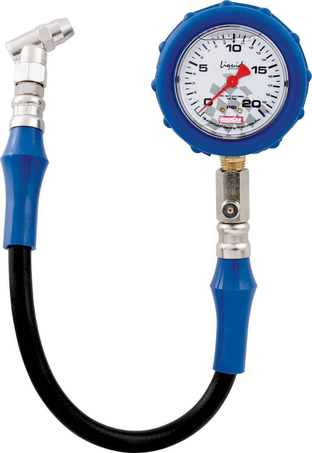 Quickcar Racing Products Tire Gauge 20 PSI Liquid Filled QRP56-021