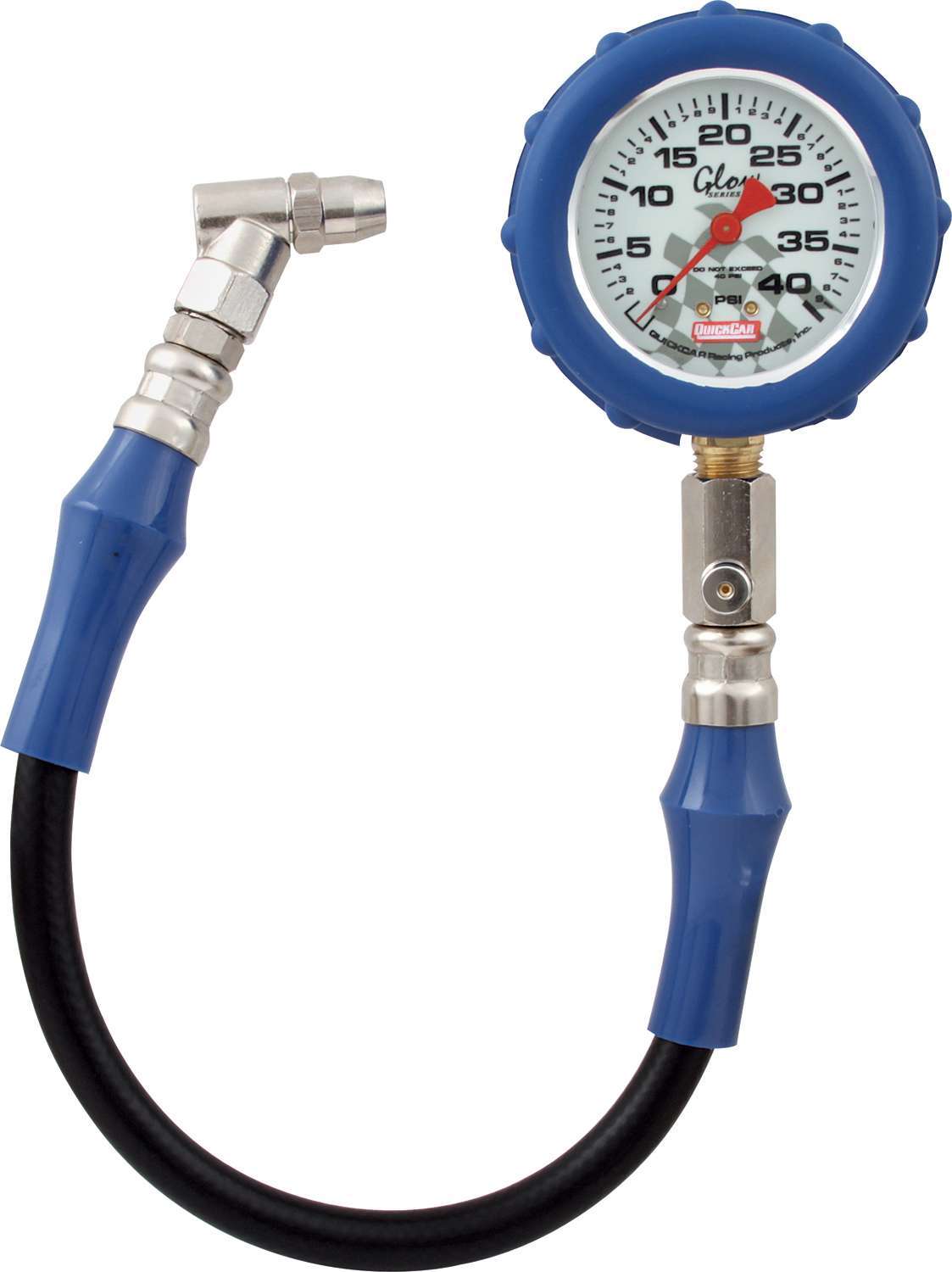 Quickcar Racing Products Tire Gauge 40 PSI Glo Gauge QRP56-042