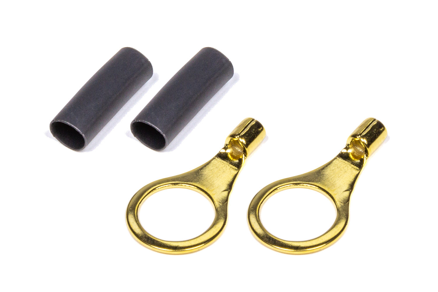 Quickcar Racing Products Ring Terminal 3/8 14-16 GA. Pair w/ Heat shrink QRP57-473