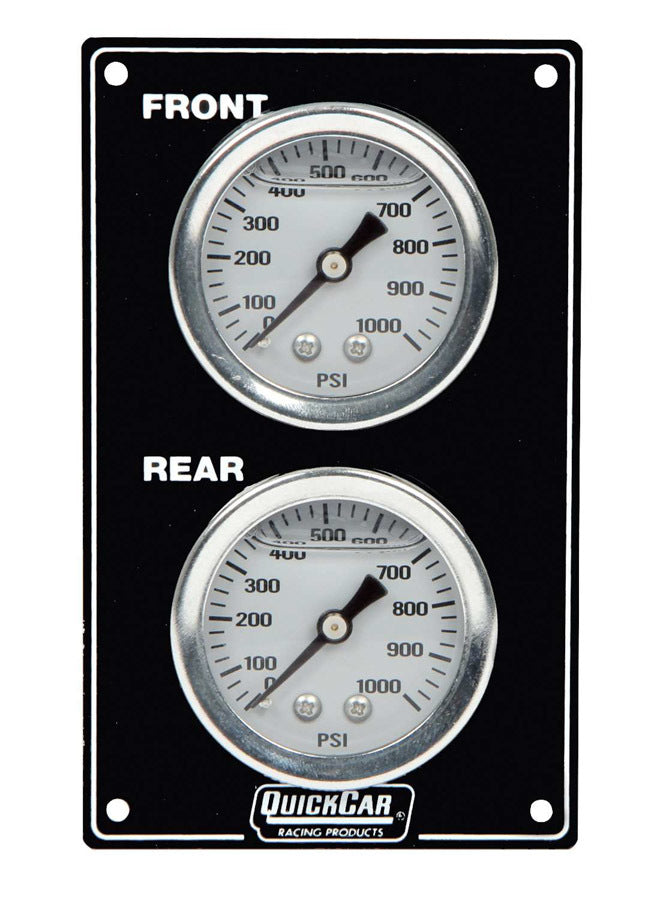 Quickcar Racing Products Mini Brake Bias Gauge Panel Vertical Black QRP61-105