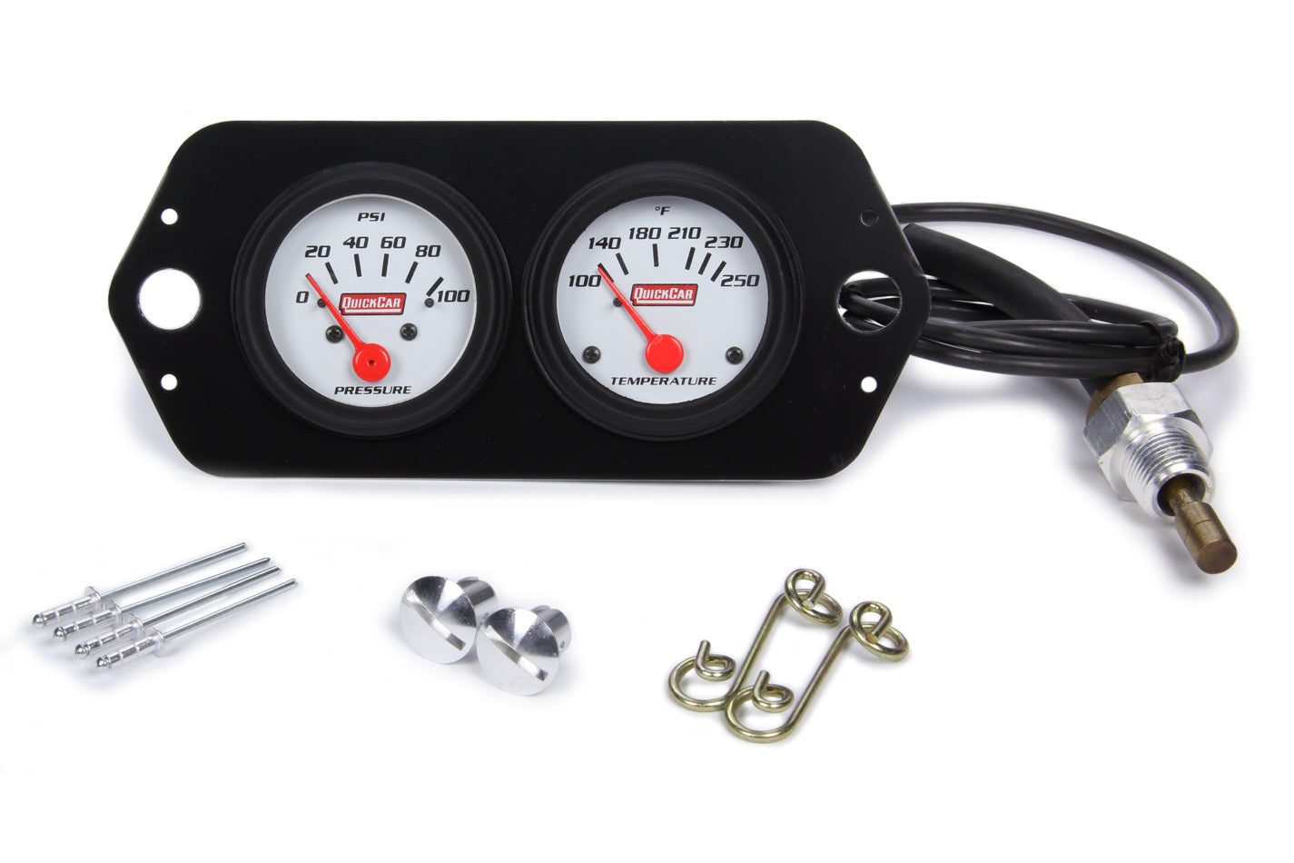 Quickcar Racing Products Gauge Panel 2in Open Wheel QRP61-2204