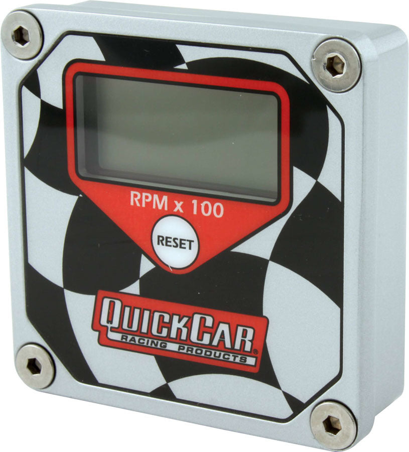 Quickcar Racing Products LCD Tachometer Checkered Flag Face QRP611-099