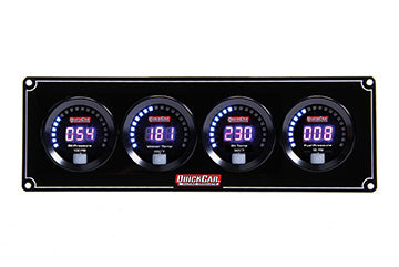 Quickcar Racing Products Digital 4-Gauge Panel OP/WT/OT/FP QRP67-4021