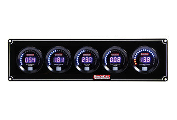 Quickcar Racing Products Digital 5-Gauge Panel OP/WT/OT/FP/Volts QRP67-5037