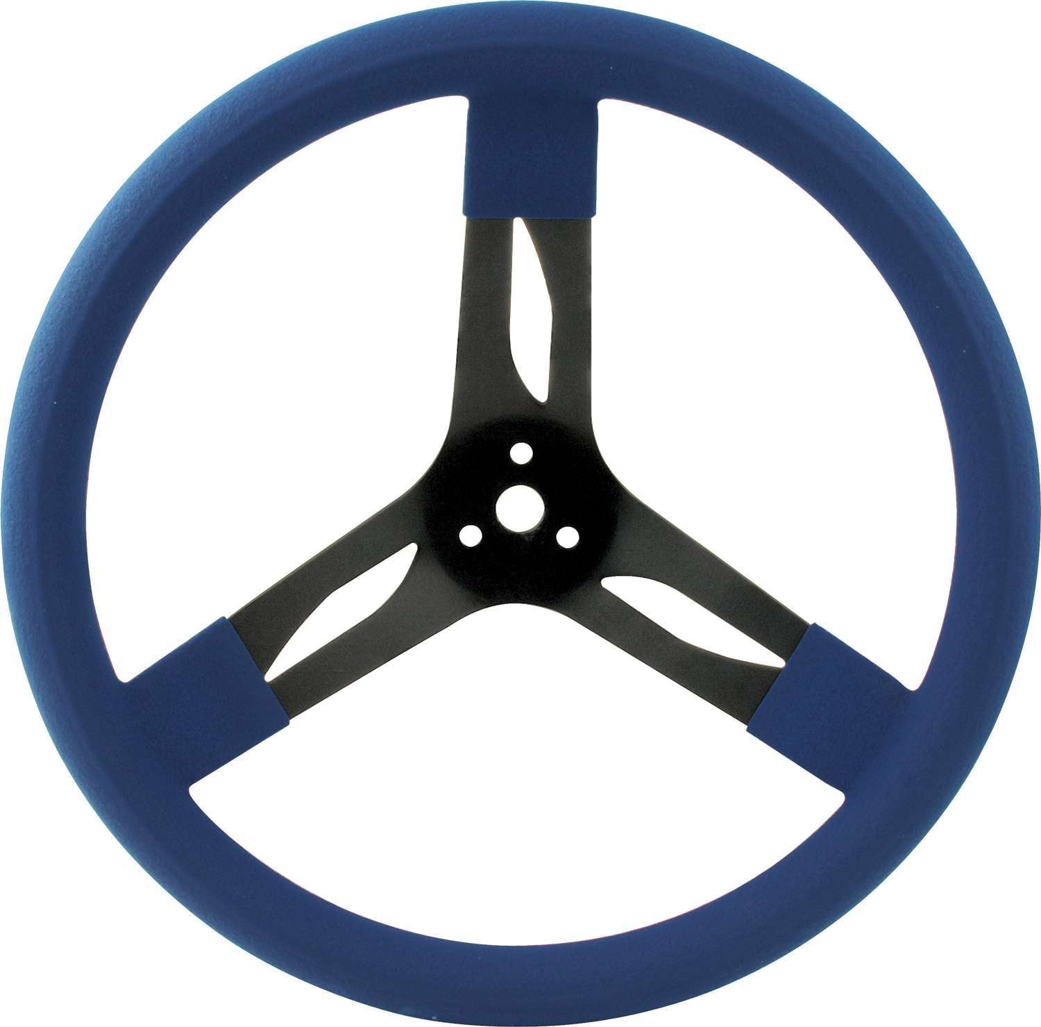 Quickcar Racing Products 15in Steering Wheel Stl Blue QRP68-0032