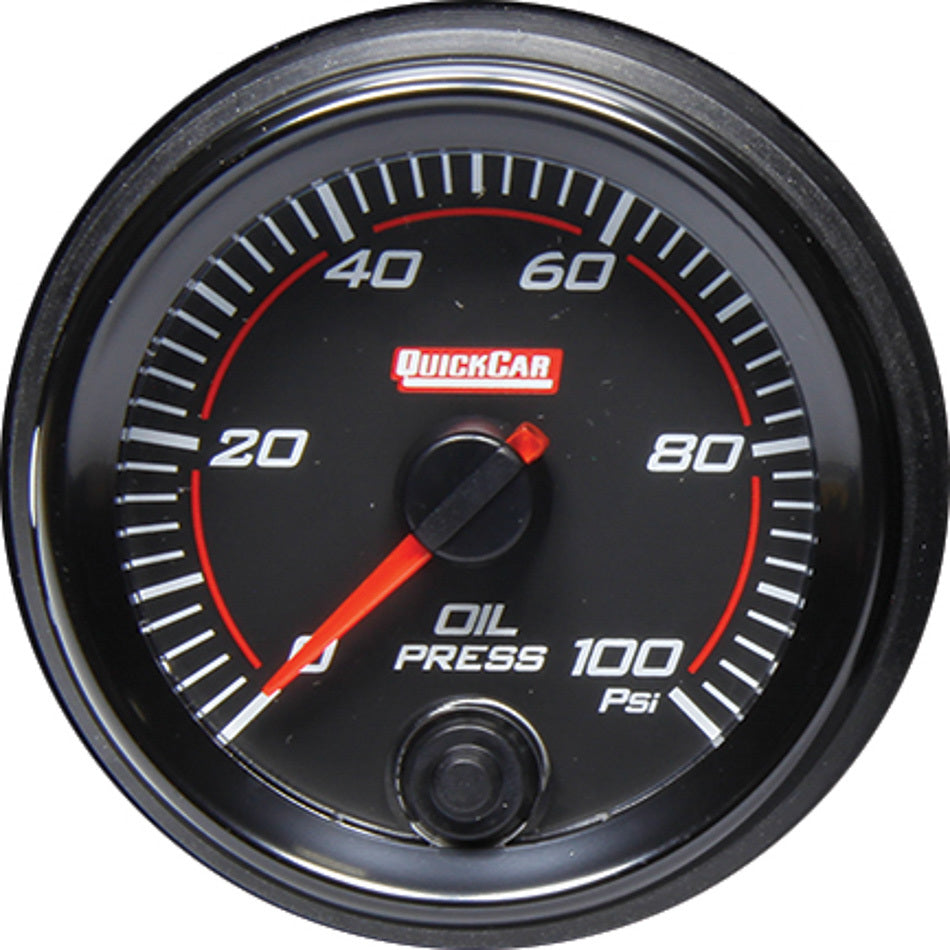 Quickcar Racing Products Redline Gauge Oil Pressure QRP69-003