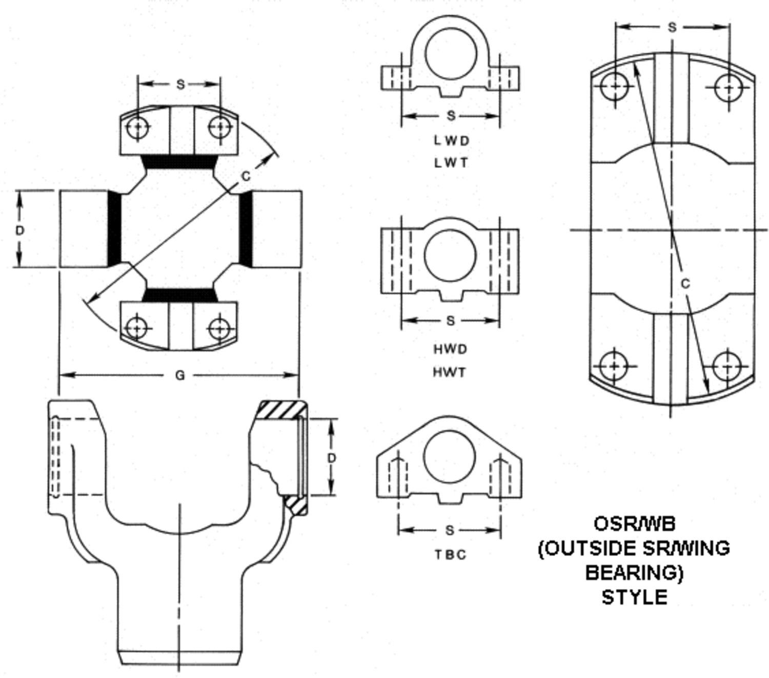 spicer universal joint  frsport 5-291x