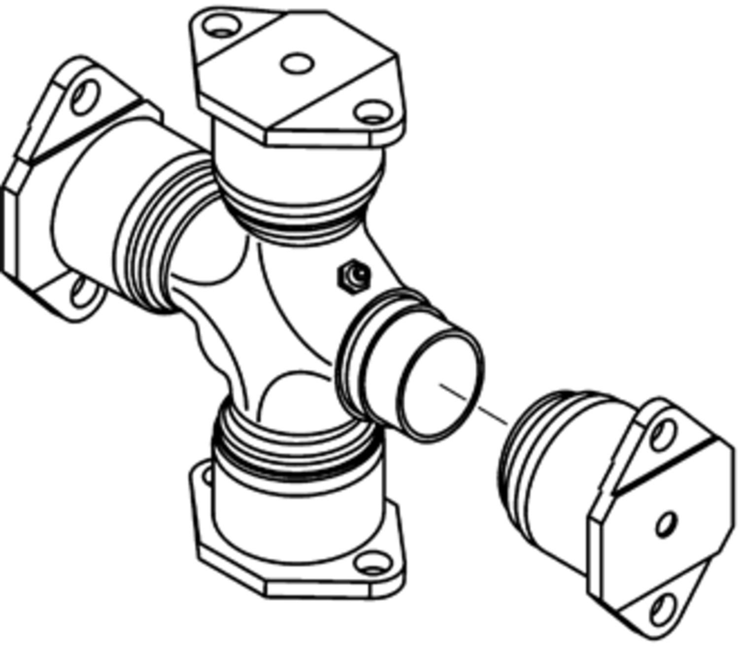 spicer universal joint  frsport 5-3252x